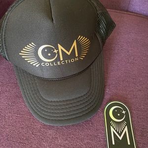 The Om Collection hat and sticker